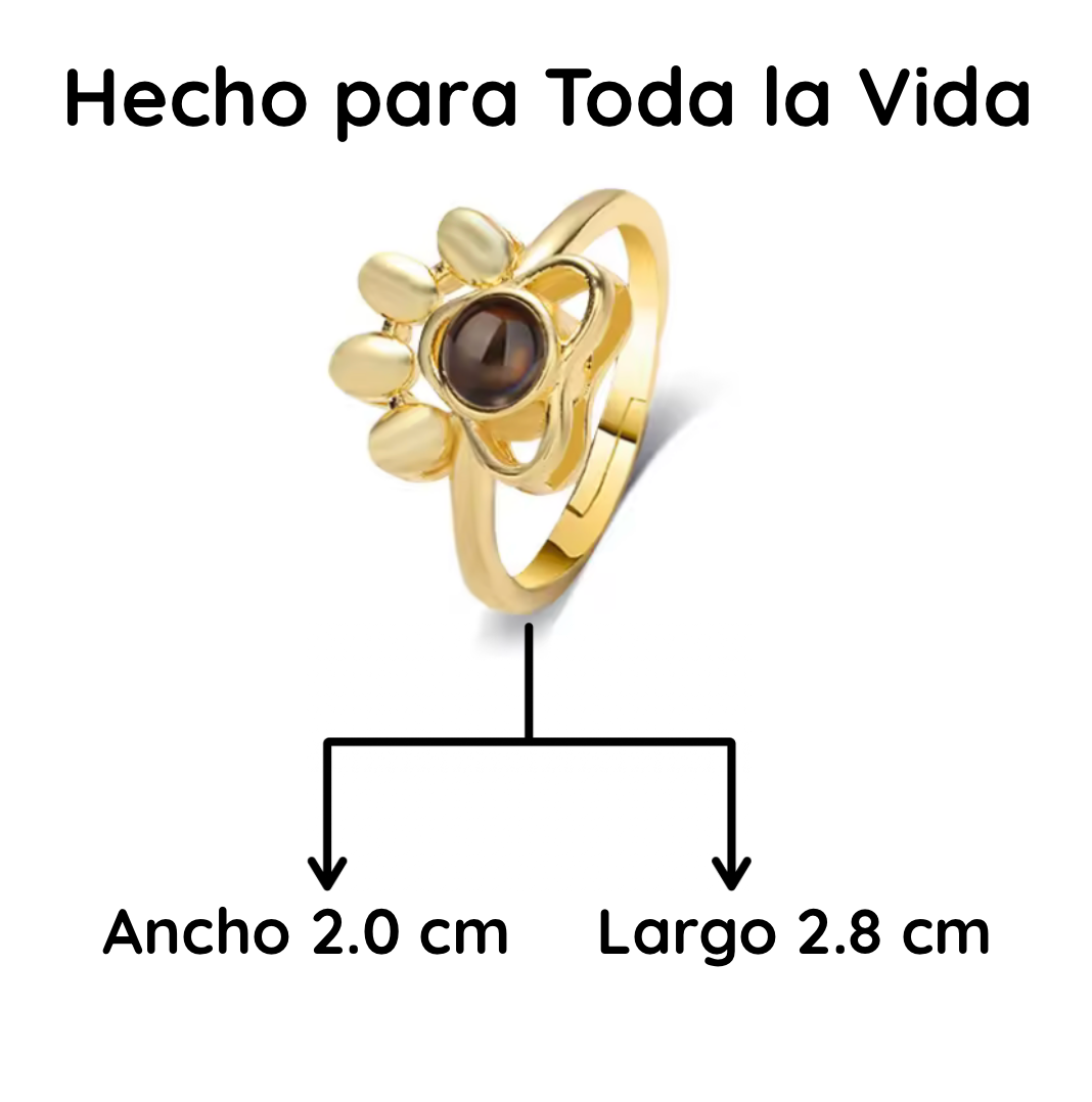 Anillo para Mascotas con Proyección Personalizada
