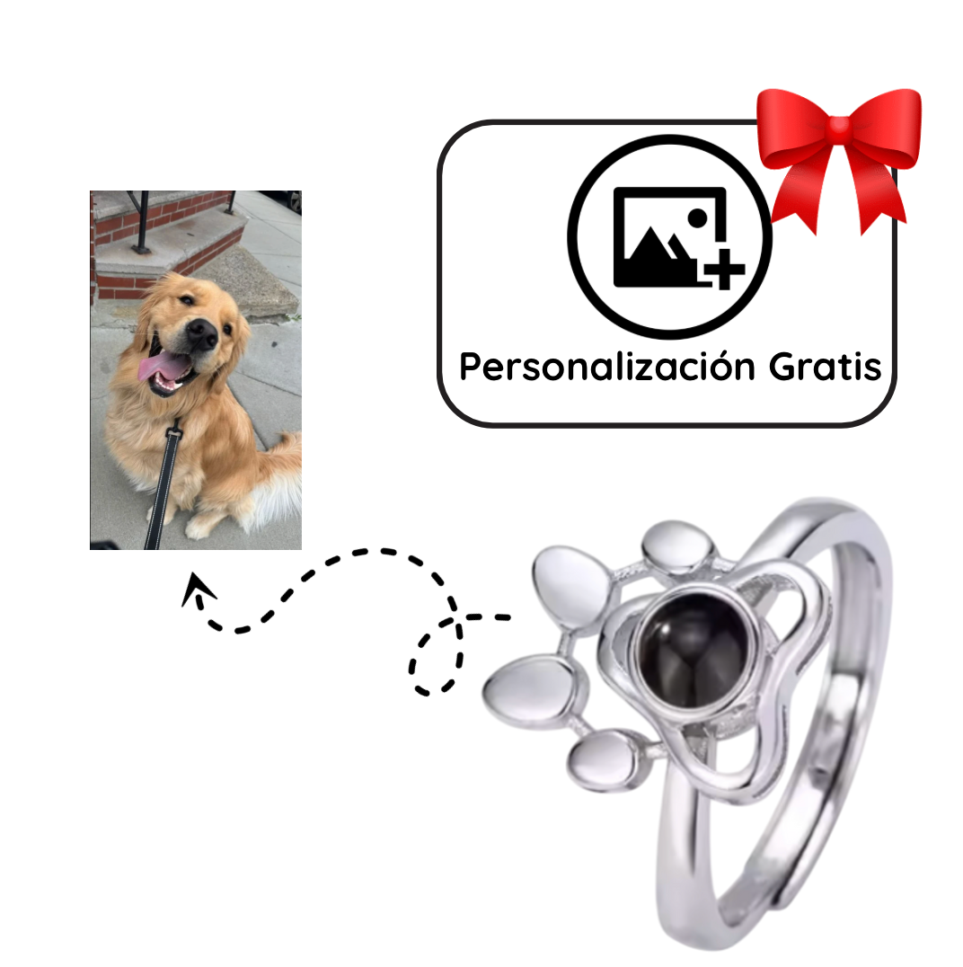 Anillo para Mascotas con Proyección Personalizada